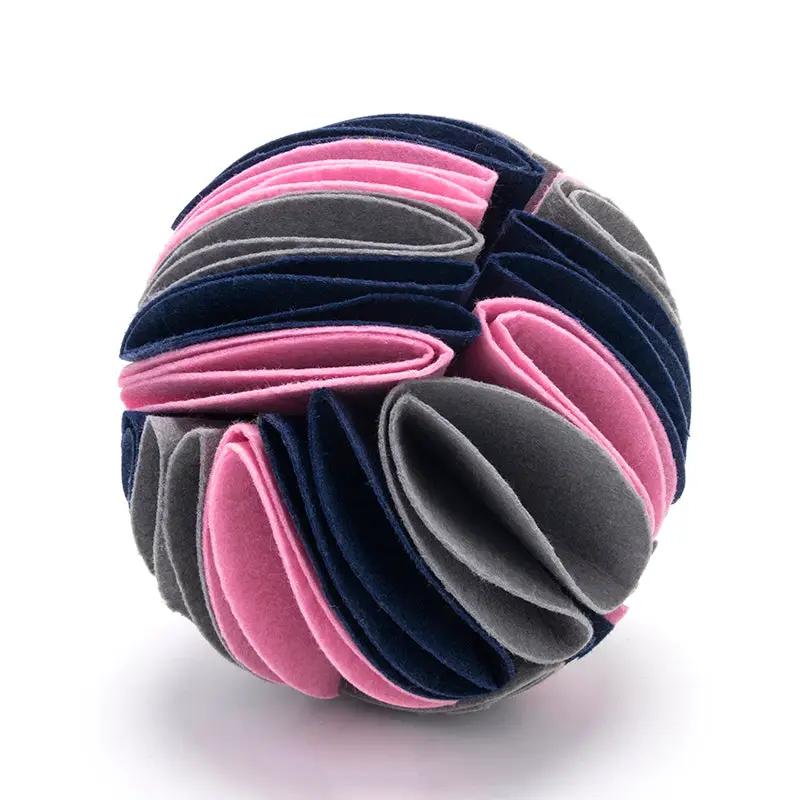 Foldable Dog Snuffle Ball Dog Training Toys Increase IQ Pet Cat Training Games Feeding Intelligence Toy by Dropshipman