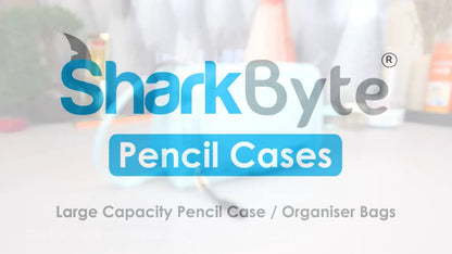 Large Capacity Pencil Case 3 Compartment Stationery Pouches Makeup Bag Storage by All Mart Bristol Ltd
