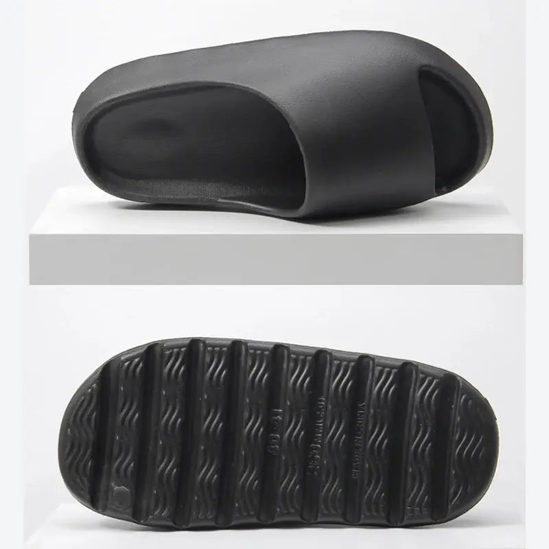 Indoor Cloud Thick-soled House Slippers for Men and Women Summer Soft Bottom Beach Sandals by All Mart Bristol Ltd