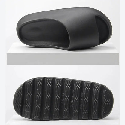 Indoor Cloud Thick-soled House Slippers for Men and Women Summer Soft Bottom Beach Sandals by All Mart Bristol Ltd