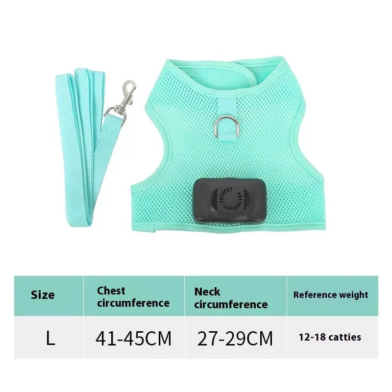 Pets Dog Vest Chest Strap Harness Air Conditioner Cooling And Breathable With Air Conditioner Pet Products by Dropshipman