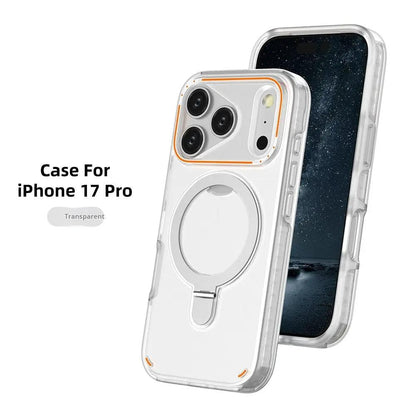 360 Rotation Stand Holder Magnetic Matte Phone Case For I-Phone 17 Pro 17 Max Plus Shockproof Protection Cover Shell by Dropshipman