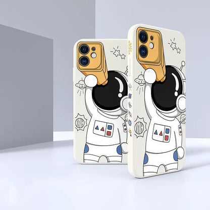 For Astronauts, Mobile Phone Case Side Pattern, Soft Case by Dropshipman