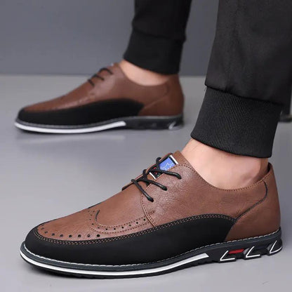 Business Fashion Comfortable Leather Shoes Men by Dropshipman