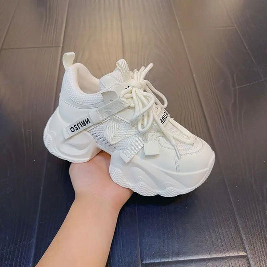 Fashion Thick Bottom Sneaker Women's All-match by Dropshipman