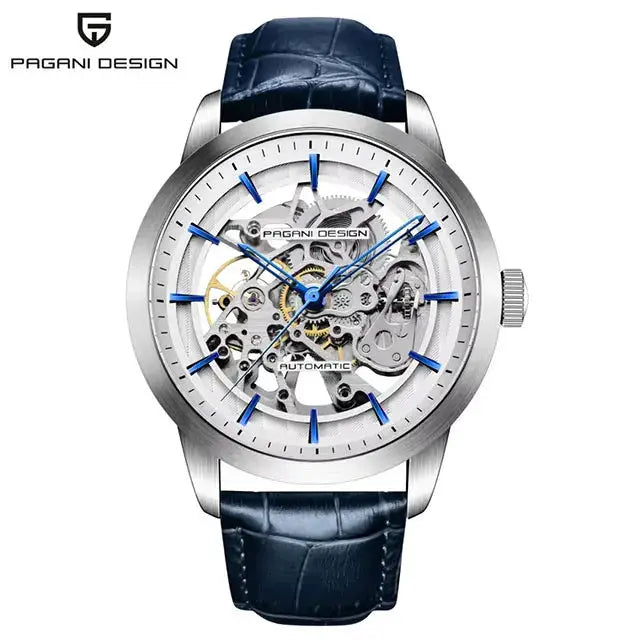 PAGANI DESIGN Hollow Men Watch Stainless Steel Waterproof 43mm Automatic Wristwatch Top Brand Mechanical Watch Men Gift Watches by All Mart Bristol Ltd