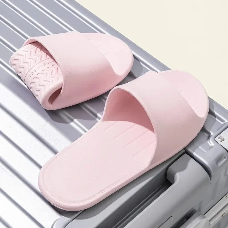 EVA Convenient Slippers Easy To Fold Travel Indoor Slippers Comfortable Light Casual Slippers by All Mart Bristol Ltd