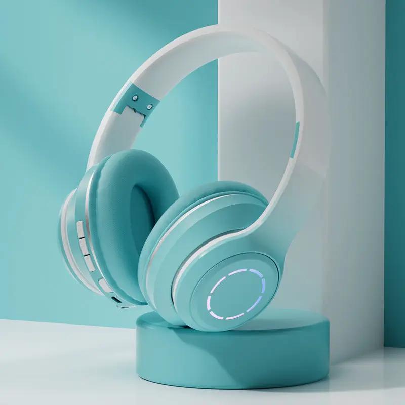 Gradient Bluetooth Headset Foldable Wireless by Dropshipman