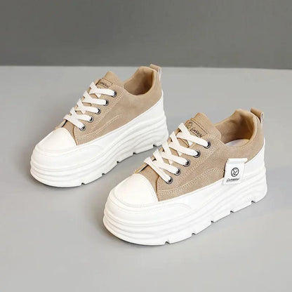 Women's Hidden-Heel Thick-Soled Durable All-Match Breathable Sneakers by Dropshipman