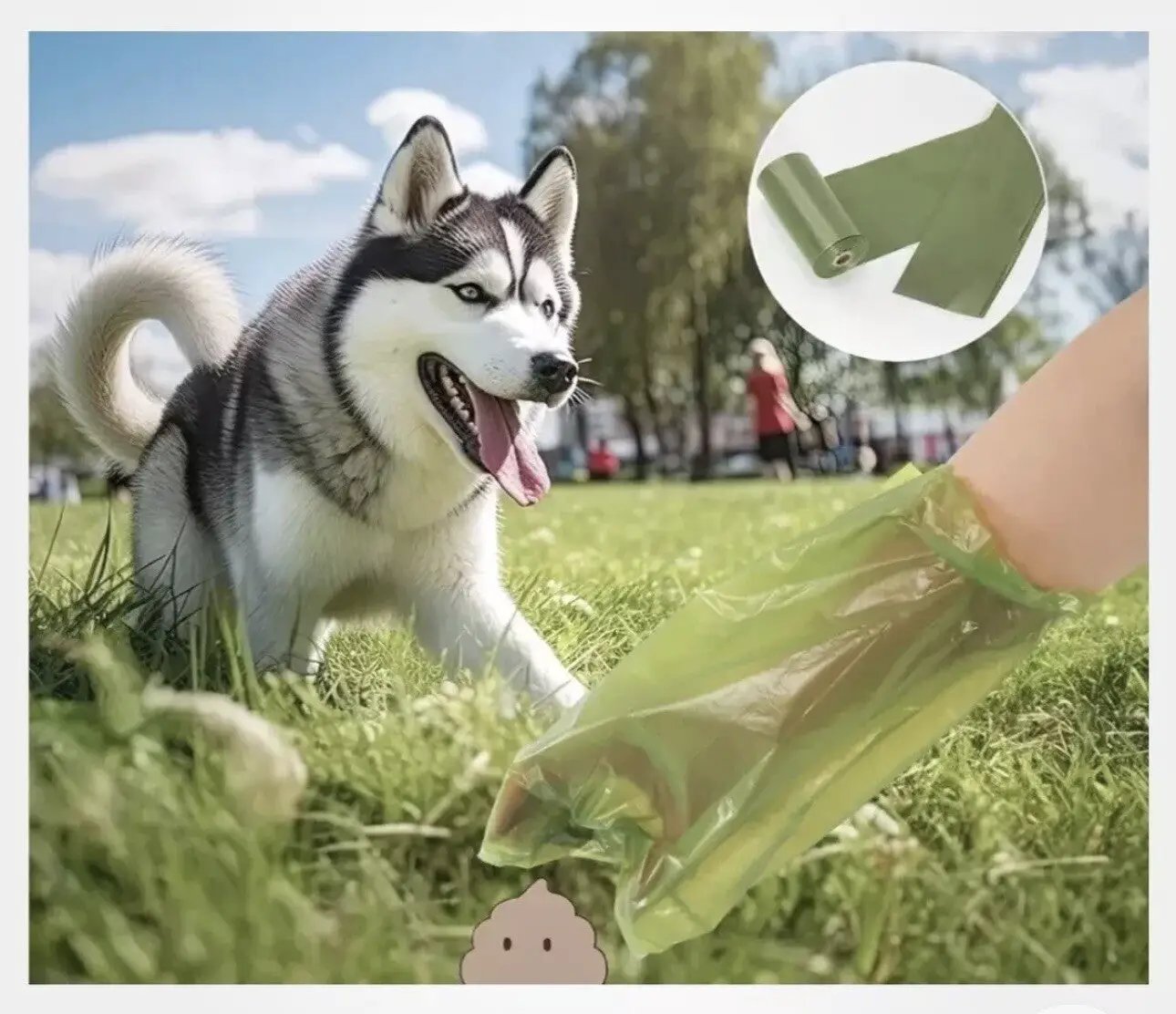Biodegradable Dog Poo Bags by EcoVibe