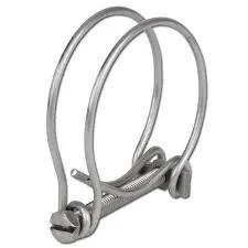 Double Wire Hose Clamp Galvanised 63mm-68mm by AP Supplies
