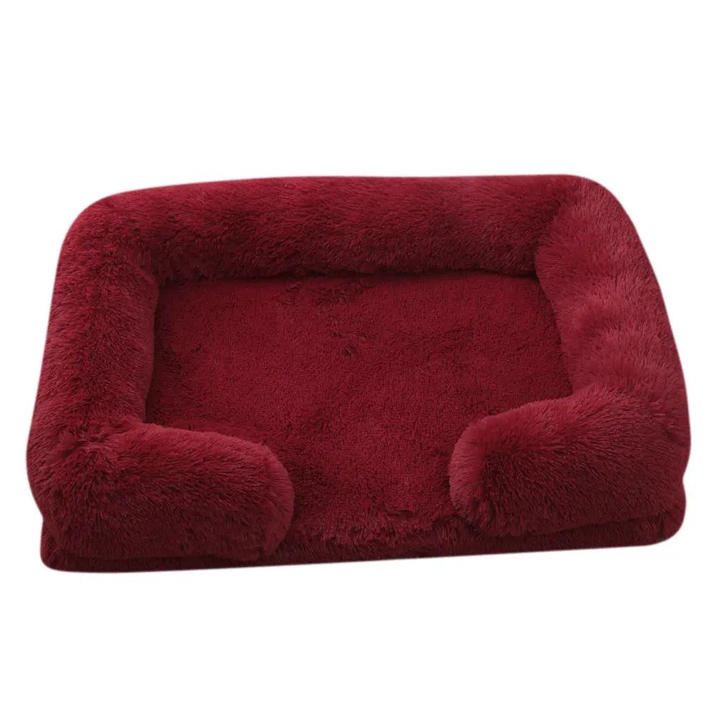 Plush Round Pet Bed Dog Bed Winter by Dropshipman