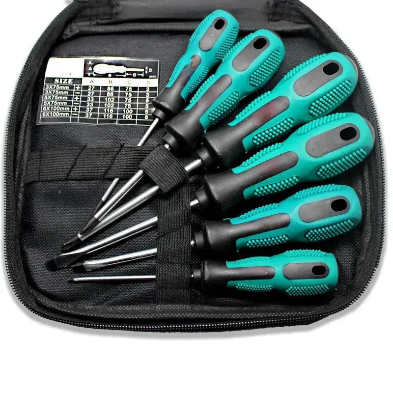 Precision Screwdriver Set Manual Universal Repair Tools for Home Appliance Automotive Maintenance Portable Tool Storage Bag Kit by All Mart Bristol Ltd