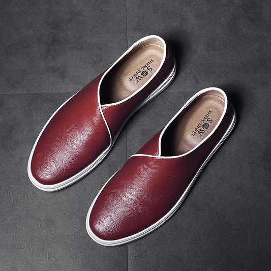 New Style Casual Leather Shoes Mens Fashion Loafers by Dropshipman