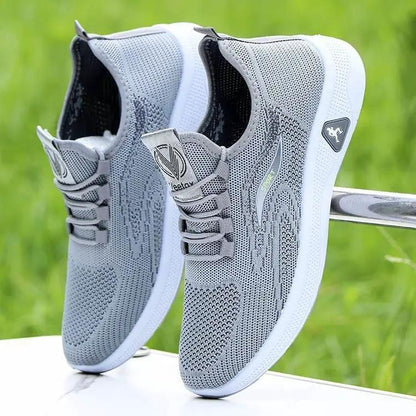 Breathable Men's Casual Mesh Sneakers by Dropshipman