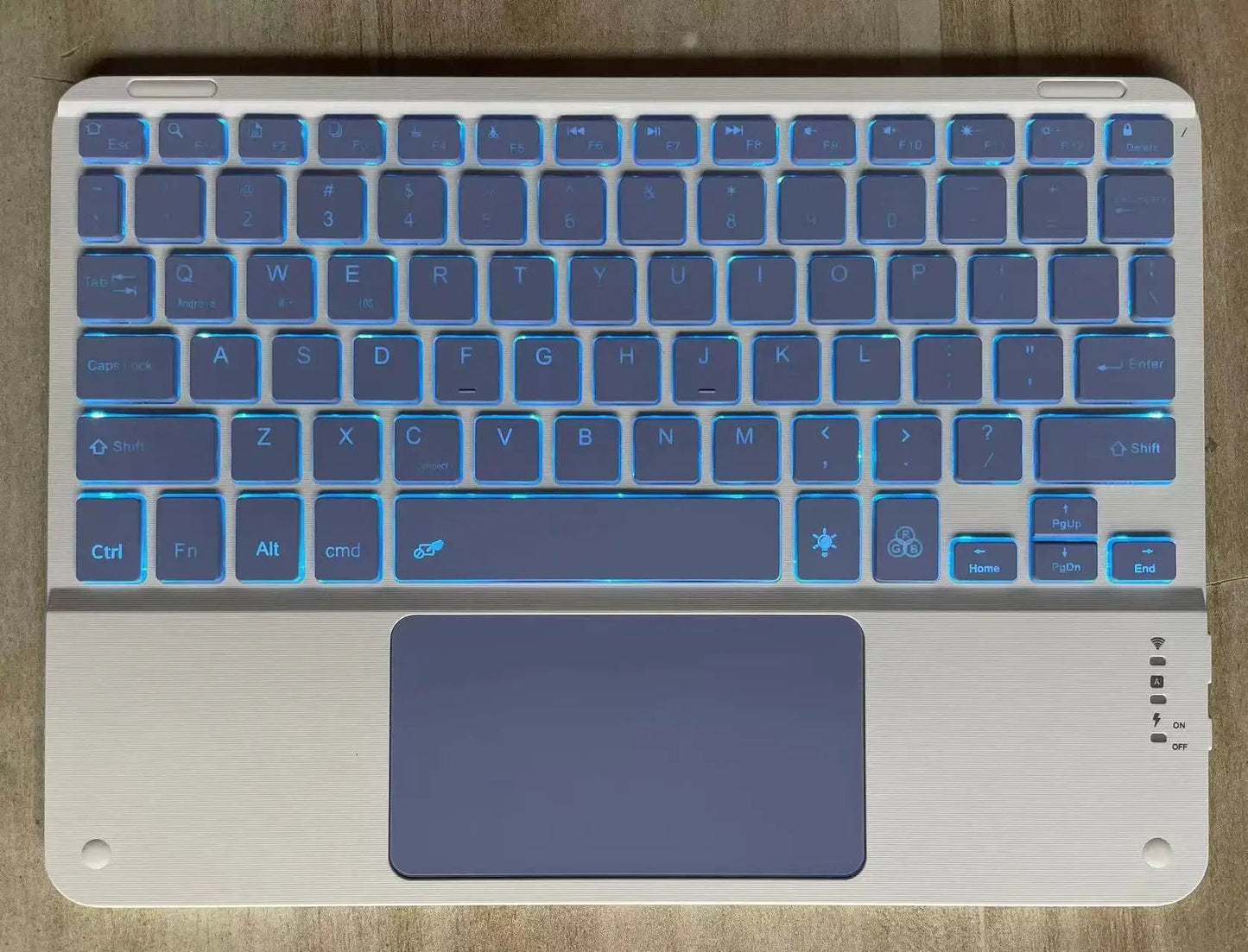 Bluetooth Keyboard With Touch For Mobile Phone Tablet Wireless Rechargeable by Dropshipman