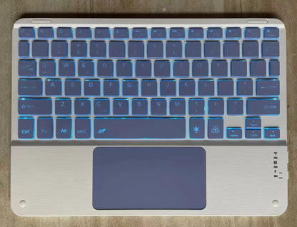 Bluetooth Keyboard With Touch For Mobile Phone Tablet Wireless Rechargeable by Dropshipman