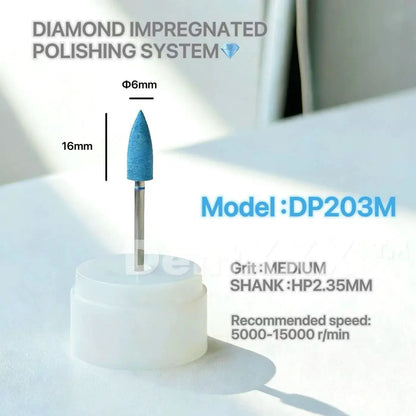 Diamond Polishing Head Grit MEDIUM 2.35MM FOR FINISHING AND POLISHING by All Mart Bristol Ltd