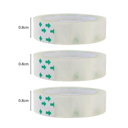 10/5/1 Rolls Premium Transparent Tape 0.8Cm 1.2Cm 1.8Cm Multifuntion High-Viscosity Adhesive Tape for Gift Wrapping Packing by All Mart Bristol Ltd