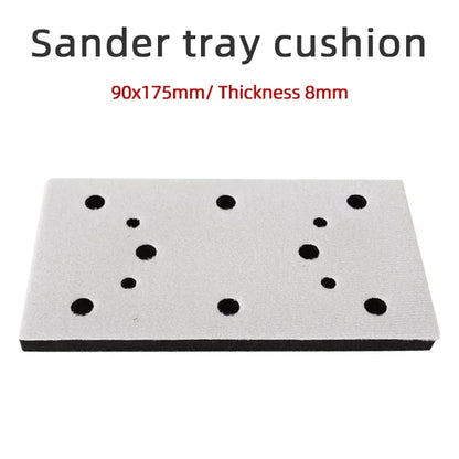 Sponge Cushion Rectangular 90x175mm Suitable for Festo 3+2+3 Holes Square Thick Cushion Rectangular 8-hole Sandpaper by All Mart Bristol Ltd