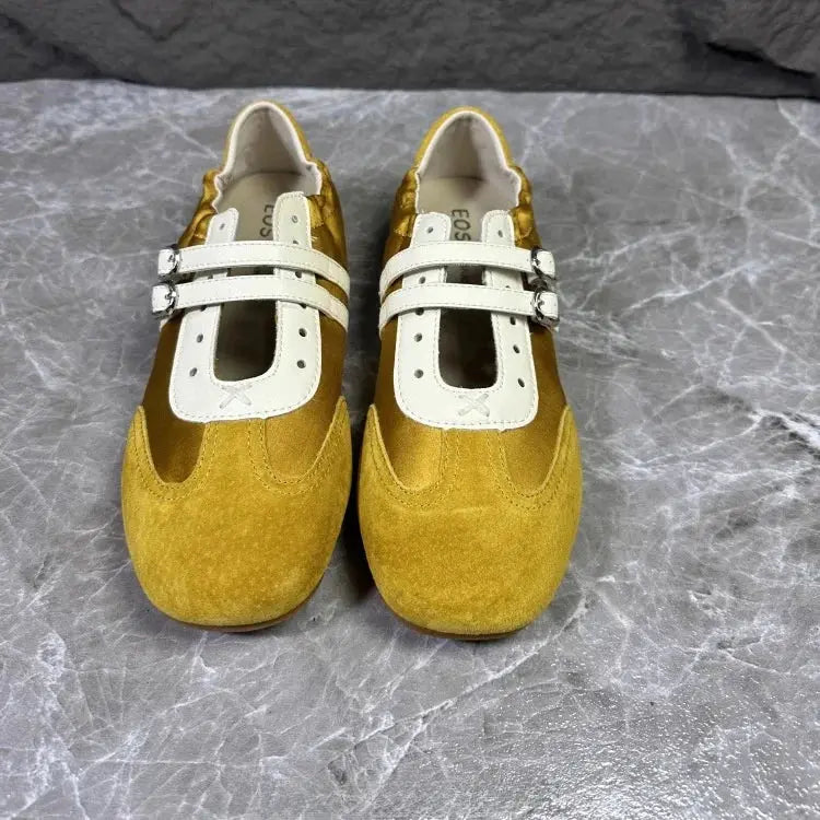 Soft Bottom Large Size Women's Shoes 41 to 43 Casual Style Agan Shoe New 2026 Fashion Single Strap Fashionable Flats by All Mart Bristol Ltd