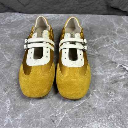 Soft Bottom Large Size Women's Shoes 41 to 43 Casual Style Agan Shoe New 2026 Fashion Single Strap Fashionable Flats by All Mart Bristol Ltd