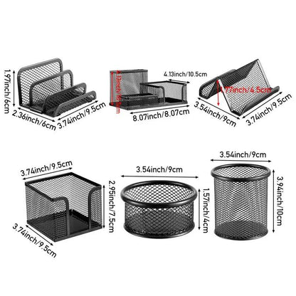 Adhrith Metal Desk Organiser Set by All Mart Bristol Ltd