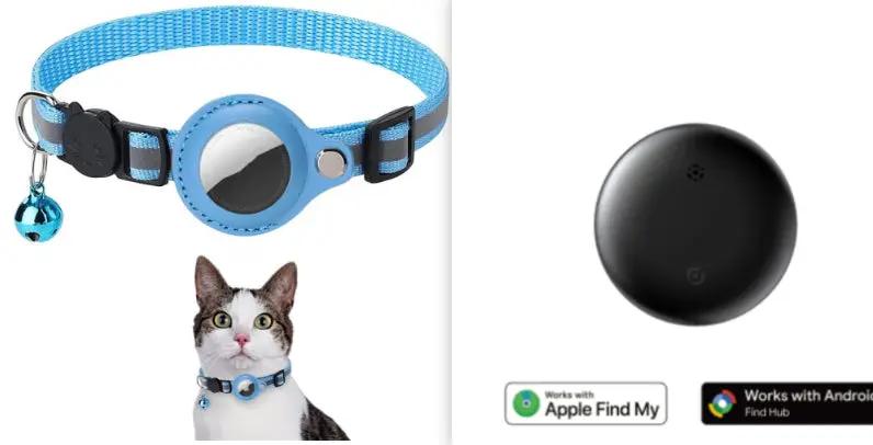 Pet Collar With Bell Airtag Reflective Collar by Dropshipman