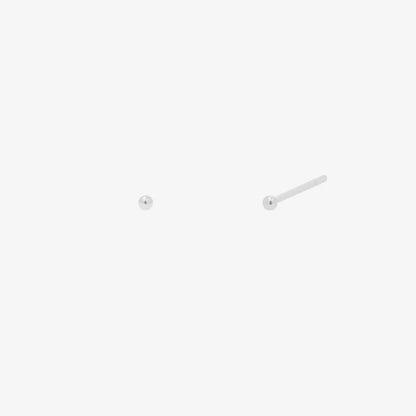 Simple ball stud earrings by Nabi London