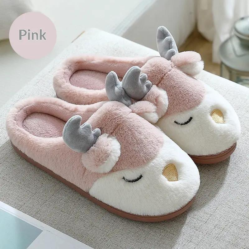 Women's Cotton Slippers For Winter, Home And Indoor Use, Non-slip by Dropshipman