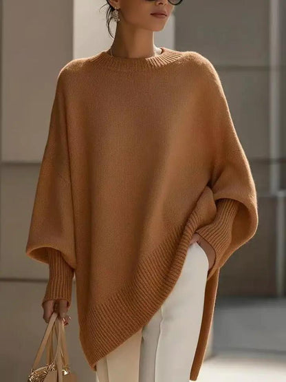 Thick Round Neck Women's Loose All-matching Knitted Pullover Sweater by Dropshipman
