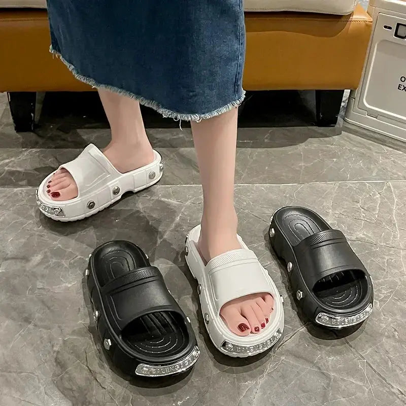 Summer Men's and Women's Styles Beach Half Slippers Comfortable and Breathable Outdoor Activity Height Increasing Sandal New by All Mart Bristol Ltd