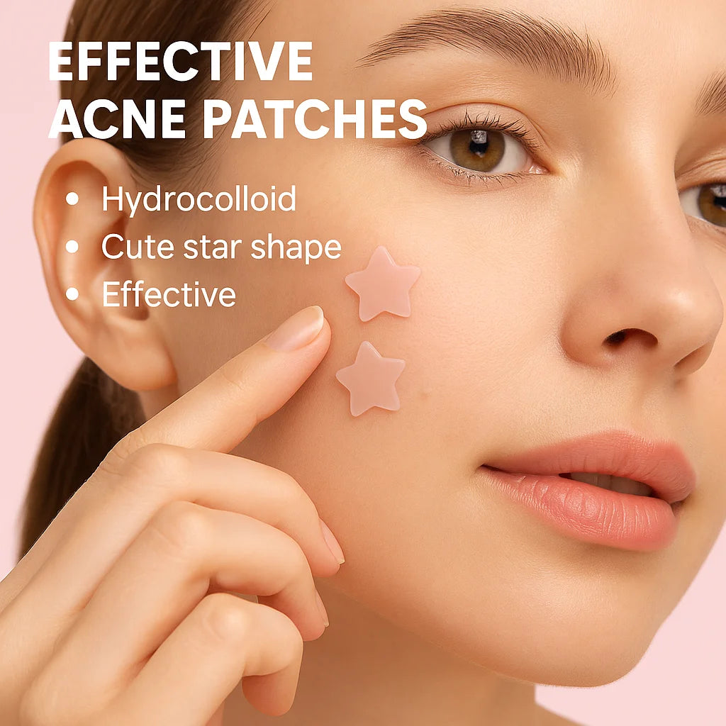 60 Acne Patch, Alcohol and Fragrance Free, Covering Acne and blemishes, Facial and Skin Spot Patch, Luxury Makeup Mirror by All Mart Bristol Ltd