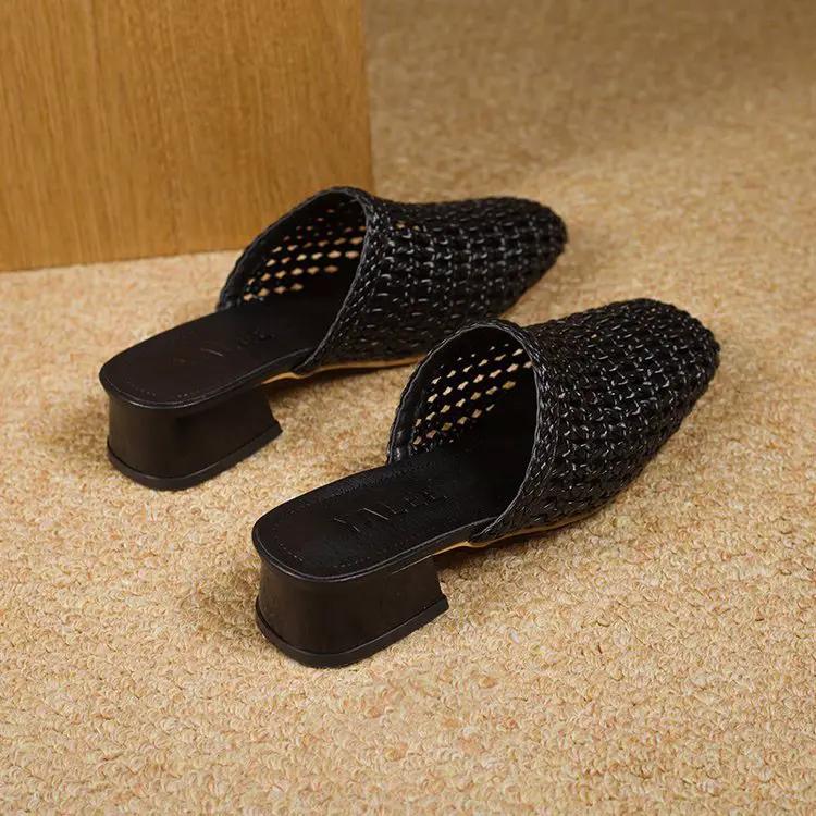 Summer New Arrival Womens Fashion Sandals With Woven Uppers by Dropshipman