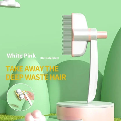 Cat Comb Tie Removal Floating Hair Magic Long Hair Pet Self-Cleaning Row Dog Cat Comb Grooming Supplies Flea Removal Brush Pets Products by Dropshipman