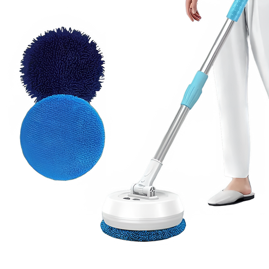 Wireless Electric Spin Mop Cleaning Machine Automatic 2 in 1 Wet & Dry Home Cleaner Car Glass Ceiling Door Windows Floor Cleaner by All Mart Bristol Ltd