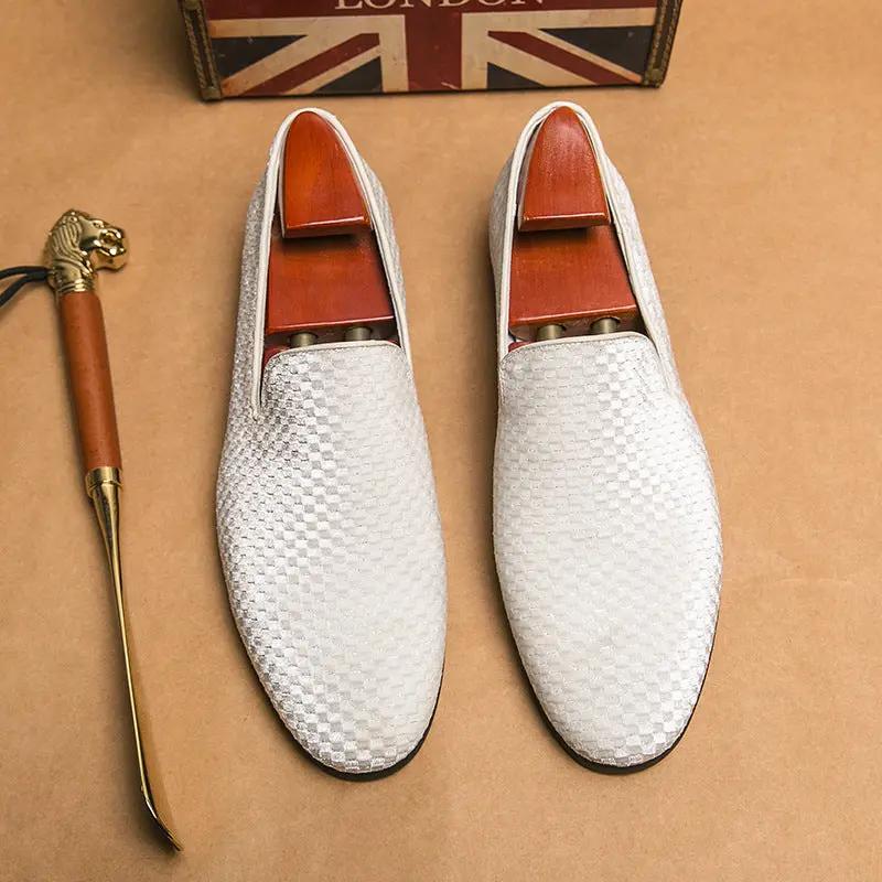 Trendy Casual Driving Leather Shoes For Men by Dropshipman