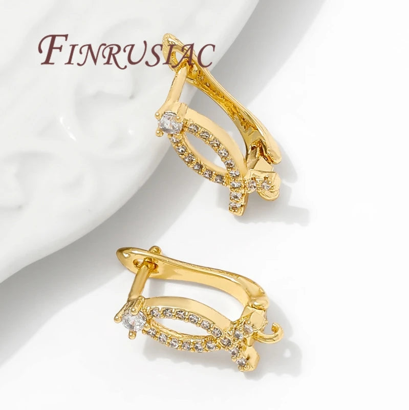18K Gold Plated,Anti-Allergy Earring Hook Clasps,Supplies For Jewelry,Fasteners Earwires,Earrings Fixtures Accessories by All Mart Bristol Ltd