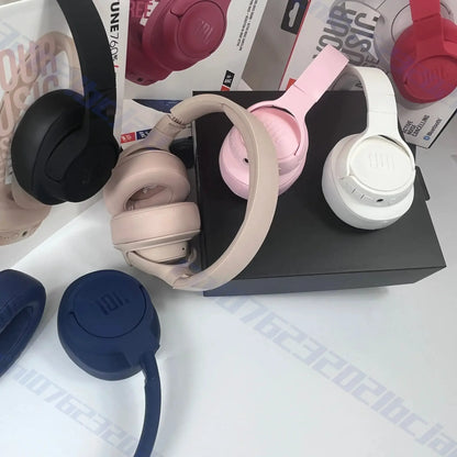 JBL Tune 760NC Wireless Over-Ear Headphones Foldable Active Noise Cancellation Sports Headset for Music And Travel by All Mart Bristol Ltd