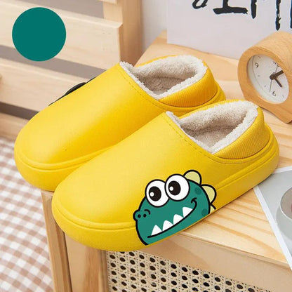 Cartoon Cute Bear Wearing Household Cotton Shoes Indoor And Outdoor by Dropshipman