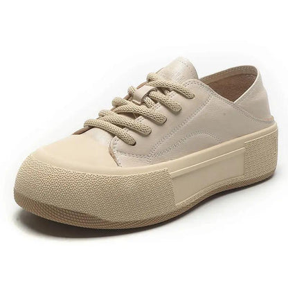 Thick Bottom All-matching Spring And Summer Flat Soft Bottom Not Tired Feet Wear Biscuits Pumps Casual Sneakers For Women by Dropshipman