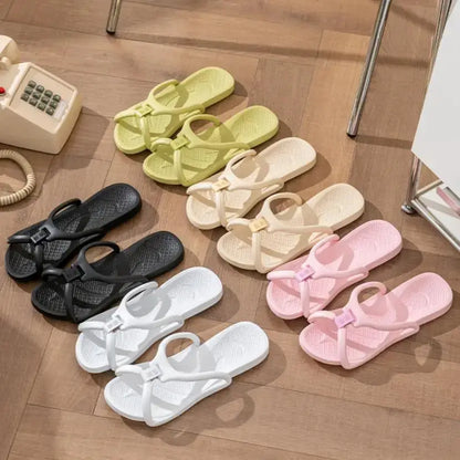 Foldable Travel Slippers Unisex EVA Flip Flops Hotel Non Slip Women Men Bathroom Indoor Slides Portable Lightweight Comfortable by All Mart Bristol Ltd