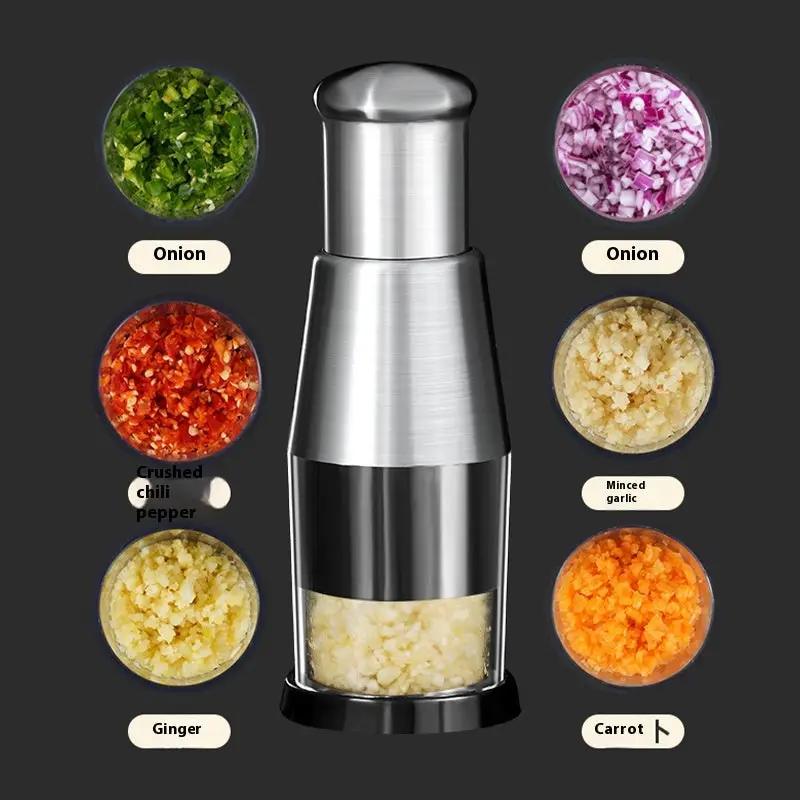 Garlic Crusher Onion Chopper Multipeler Vegetables Chopper Manual Garlic Press Machine Garlic Squeezer Kitchen Gadget by Dropshipman
