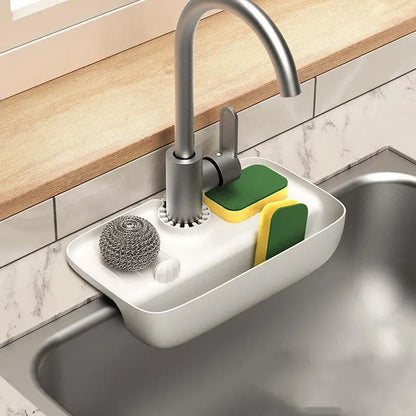 Anti-skid Mat Kitchen Rag Sponge Wiping Drain Storage Rack Kitchen Gadgets by Dropshipman