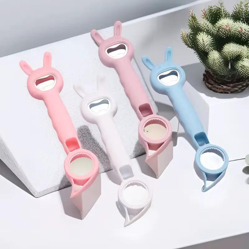 1PCS 4 in 1 Beer Bottle Opener Multi-Purpose Beverage Jar Can Bottle Opener Plastic Corkscrew Dining Bar Gadgets Kitchen Tool by All Mart Bristol Ltd