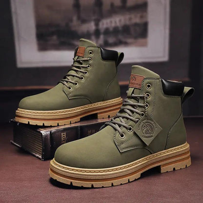 Martin Boots Men's British Style Retro by Dropshipman