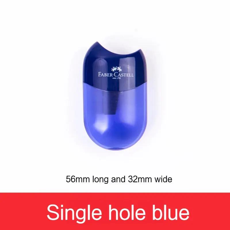 Faber Castell Cute Pencil Sharpener Double Hole with Container Plastic Student School Stationery Mini Manual Pencil Sharpeners by All Mart Bristol Ltd
