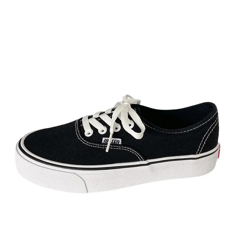 Flat-bottomed Retro Hong Kong-style Instagram-style Sneakers For Students by Dropshipman