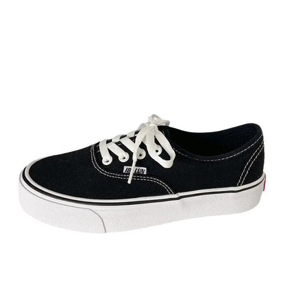 Flat-bottomed Retro Hong Kong-style Instagram-style Sneakers For Students by Dropshipman