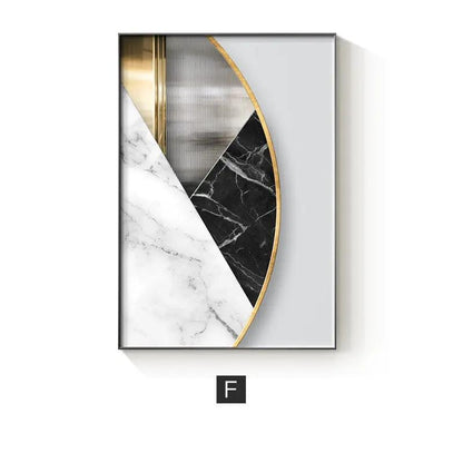 Abstract Geometric Canvas Painting Picture Home Decor Wall Poster by Dropshipman